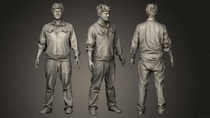 Figurines of people (Francisco Body  2, STKH_0020) 3D models for cnc